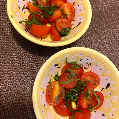 トマトも大葉も大好きなので、美味しかったです☺︎！いっぱい作ります！